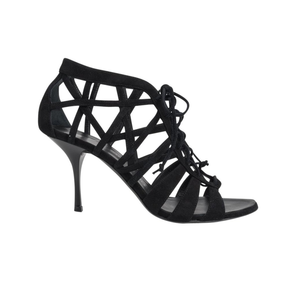 Giuseppe Zanotti Shoe Cage Black Suede 39 / 9